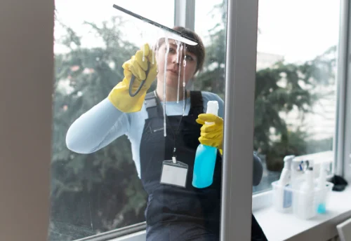 Nettoyage de vitres intérieures et extérieures à Baudreix
